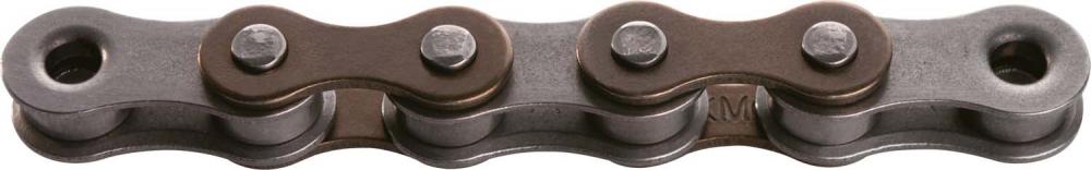 Lant kmc z510h - 1v - heavy duty - 1/2x1/8 nr. zale: 116 - otel - maro/gri - single speed, viteze in butuc, bmx, track, fixed