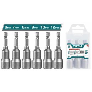 Set chei Total - 6buc, 1/4” hex - 65mm