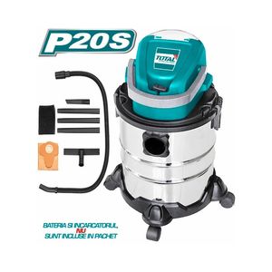 Aspirator TOTAL, 20L, 8.0KPa, 20V - RESIGILAT