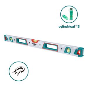 Nivela magnetica cu bula Total Industrial - 100cm