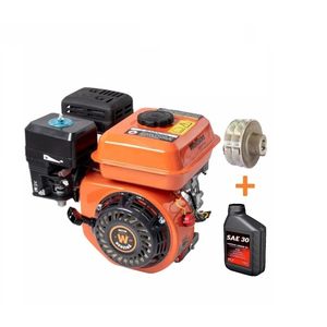 Motor benzina WOLFSON® GTX-200, 7 CP, 4 Timpi, OHV (170F), ax cu pana 20mm, include fulie dubla + 1 ulei motor 0.6L 4T