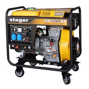 Generator de sudura diesel Stager YDE8500EW - 220Ah