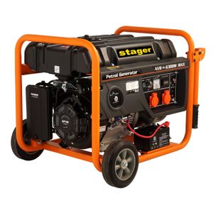 Generator open frame benzina Stager GG 7300EW - 6300W