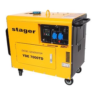 Generator insonorizat, diesel Stager YDE7000TD - 4.5kVA