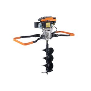 Motoburghiu de pamant O'MAC MB 6500, 6,5 CP, benzina, motor 4T, include burghiu 300mm