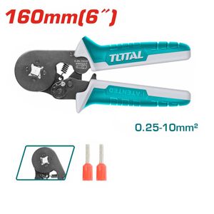 Cleste de sertizare cu clichet Total, diametru sertizare 0,25-10 mm²