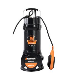 Pompa submersibila profesionala cu tocator Wolfson pentru apa murdara  PWT-7500-F, 1500W, debit max 18000l/h - 2