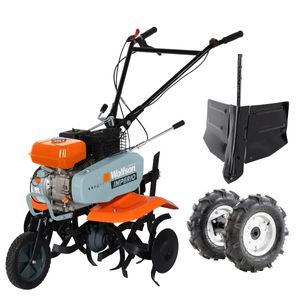 Motosapa pe benzina Wolfson Imperio, 7CP, 212cc, latime de lucru 80cm, cu roti de transport + rarita